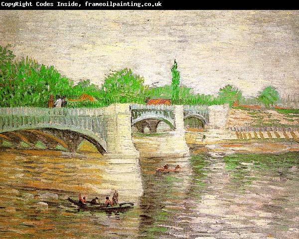 Vincent Van Gogh The Seine with the Pont de la Grand Jatte